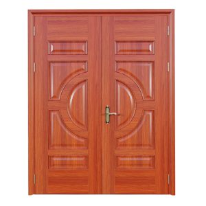 Cửa Thép Vân Gỗ 2 Cánh SK2-01