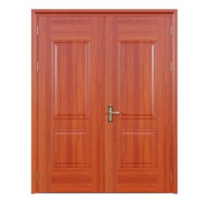 Cửa Thép Vân Gỗ 2 Cánh SK2-02