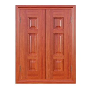 Cửa Thép Vân Gỗ 2 Cánh SK2-03