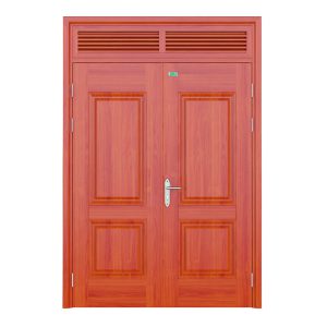 Cửa Thép Vân Gỗ 2 Cánh SK2-06