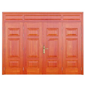 Cửa Thép Vân Gỗ 4 Cánh SKM4-16
