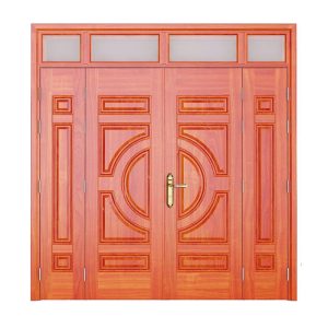 Cửa Thép Vân Gỗ 4 Cánh SKM4-17