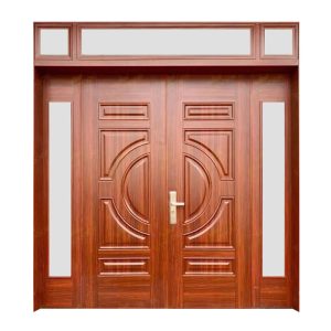 Cửa Thép Vân Gỗ 4 Cánh SKM4-08