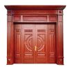 Cửa Thép Vân Gỗ 4 Cánh Luxury SL06